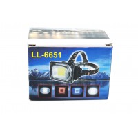 LL-6651(542 COB) Супер яркий аккумуляторный налобный фонарь. С SOS сигналом