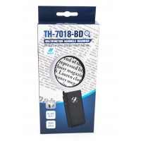 TH-7058-BD 90mm Лупа ручная с 6 LED подсветкой/10х,25х