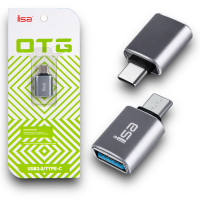 G-16 OTG переходник USB 3.0 (мама вход) на Туре-С (папа выход)