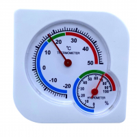 TH-107 Термометр-гигрометр Thermometer in Door or Outdoor, белый