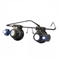 NO.9892A-II Лупа очки с LED подсветкой (20x)