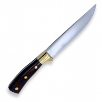 TA308 Золотой , Нож кухонный Дамасская сталь, длина лезвия 18 см.