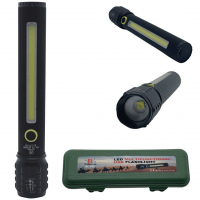 H-970-P50 (C73) COB+LED P50 USB Аккумуляторный фонарик с зумом
