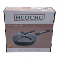 26 СМ Сковорода "Huochu" Универсальная классическая с крышкой (диаметр 26 см)