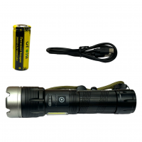 H-913-P120 Мощный аккумуляторный фонарь COB+LED
