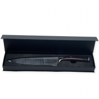 Нож кухонный Дамасская сталь, длина лезвия 21x4.5 см.