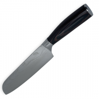 Нож кухонный Дамасская сталь, длина лезвия 18x4.5 см.