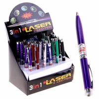 Лазерная указка ручка, 3IN1