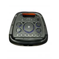 KTS-1756 10"х2 Мощная Колонка с USB+SD+радио+Bluetooth/ Микрофон в комплекте