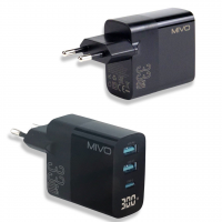 MP-300Q Mivo 33W Сетевое зарядное устройство Type-C, 2 USB