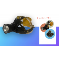 HT-806 P90 ( HT-3077-P90 ) Аккумуляторный налобный фонарь с зумом,3 режима свечения 