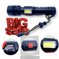 HY-JX73-TG LED Аккумуляторный фонарь с функцией повербанка / 8 режимов