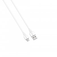 LS543 USB Кабель Micro (Силиконовый) "LDNIO" 2.1A 3000mm