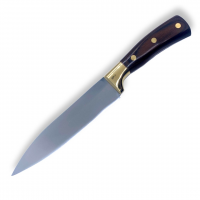 502 Золотой , Нож кухонный Дамасская сталь, длина лезвия 18X4 см