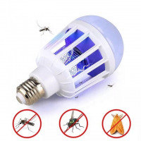 YD-2862 Лампа светодиодная фумигатор от комаров 2в1/светодиодная лампочка светильник 