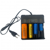 HD-4882B  Зарядное устройство для аккумуляторов 16340, 18500, 18650, 26650 на 4 шт.