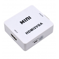 Mini HDMI2VGA  Конвертер HDMI на VGA+ аудио, 1080 р, для монитора,PSP,PC