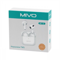 MT-12 MIVO Беспроводные наушники / Bluetooth 5.3 с микрофоном / IOS / Android / Siri