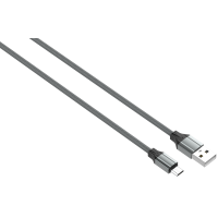 LS442 LDNIO MICRO USB Кабель 2.4A 2000mm( мягкая резина) 