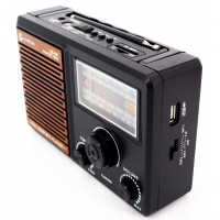 LB-A6 LuxeBass Аккумуляторный Радиоприемник с USB/CD проигрывателем FM 64-108