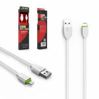 LS07 "LDNIO" USB кабель Lightning 2.4A  длина 1000mm ( Резина)