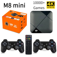 M8 Mini 4K Игровая ТВ-Приставка Android TV + 10000 игр