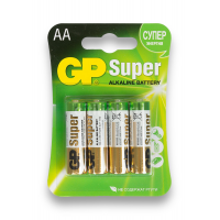 Батарейка GP LR6 BL-4 Super Alkaline (4/40/320)