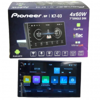 K7-03 Pioneer Атомагнитола 1-дин 7" Экран / Android 12 / 2+32GB / GPS / WI-FI