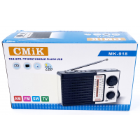 MK-918 Аккумуляторный Радиоприемник с USB/SD/ Фонарик