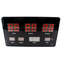 TL4025 Красные Электронные настенные часы (37x2.5x21.5)