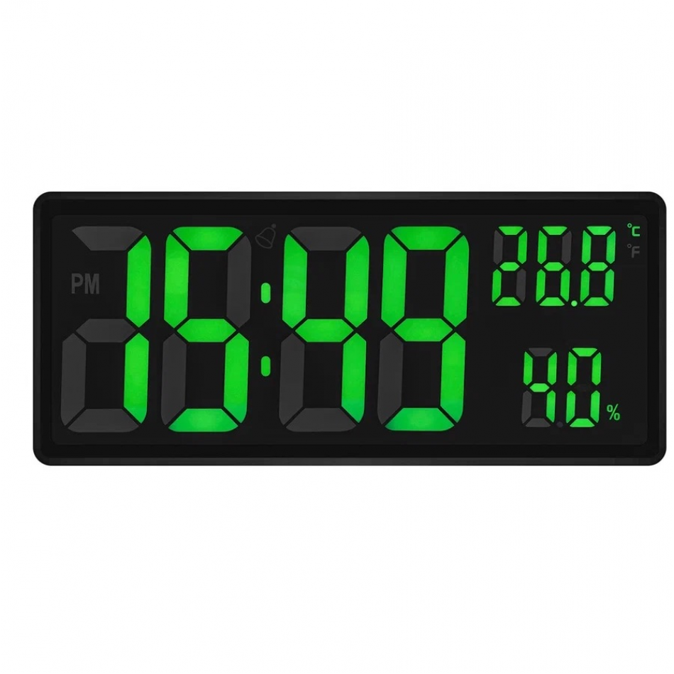 3808L-4 Электорные часы, настенные, настольные,с термометром и гигрометром
