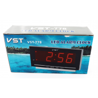 VST-778-1 Красные Электронные сетевые часы