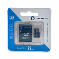 Карта памяти Mikro SD Luxe Bass 8GB