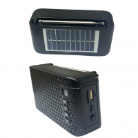 KTF-1632 Аккумуляторный Радиоприемник с Bluetooth/USB/TF/ с солнечной панелью