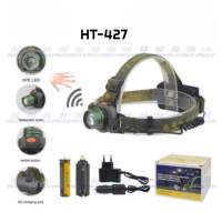 H-T427 Аккумуляторный налобный фонарь с датчиком движения
