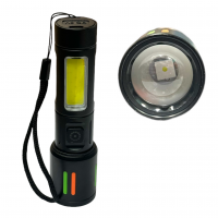 BL-612-TG LED+COB Мощный аккумуляторный ручной фонарь