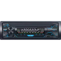 5258-RGB Магнитола+Bluetooth+USB/TF+AUX+Радио 60Wx4/7 цветов подсветки 