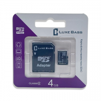 Карта памяти Mikro SD Luxe Bass 4GB