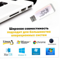USB55 Универсальный Картридер 4 разьема 10 форматов